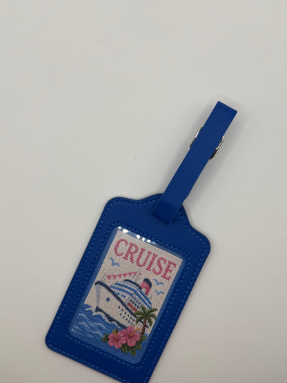 Cruise - Luggage Tag Sized - 18 Mesh - 6 x 6 - Needlepoint Canvas