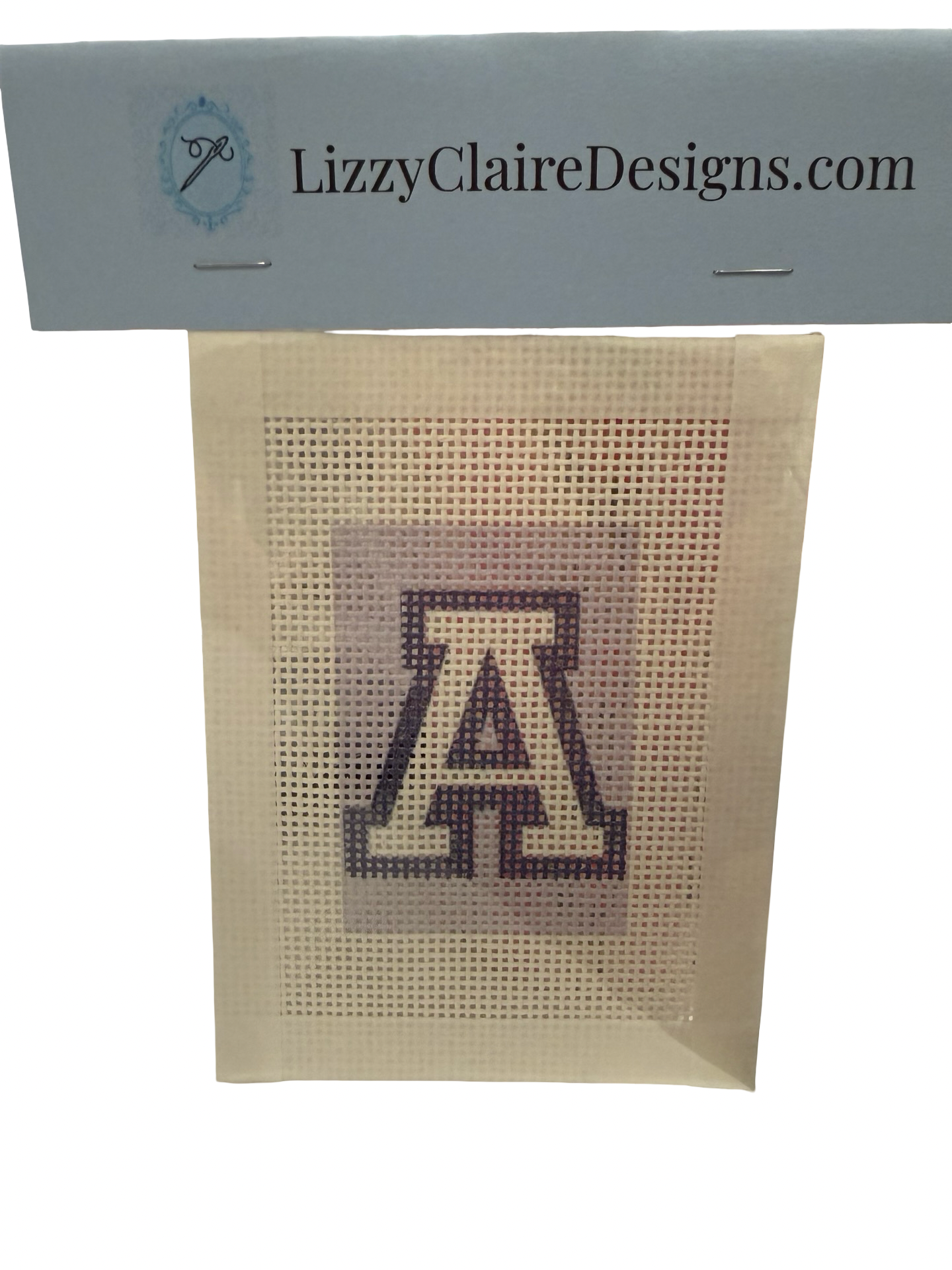 Custom Letter - 13 inch - 6 x 6 - Needlepoint Canvas