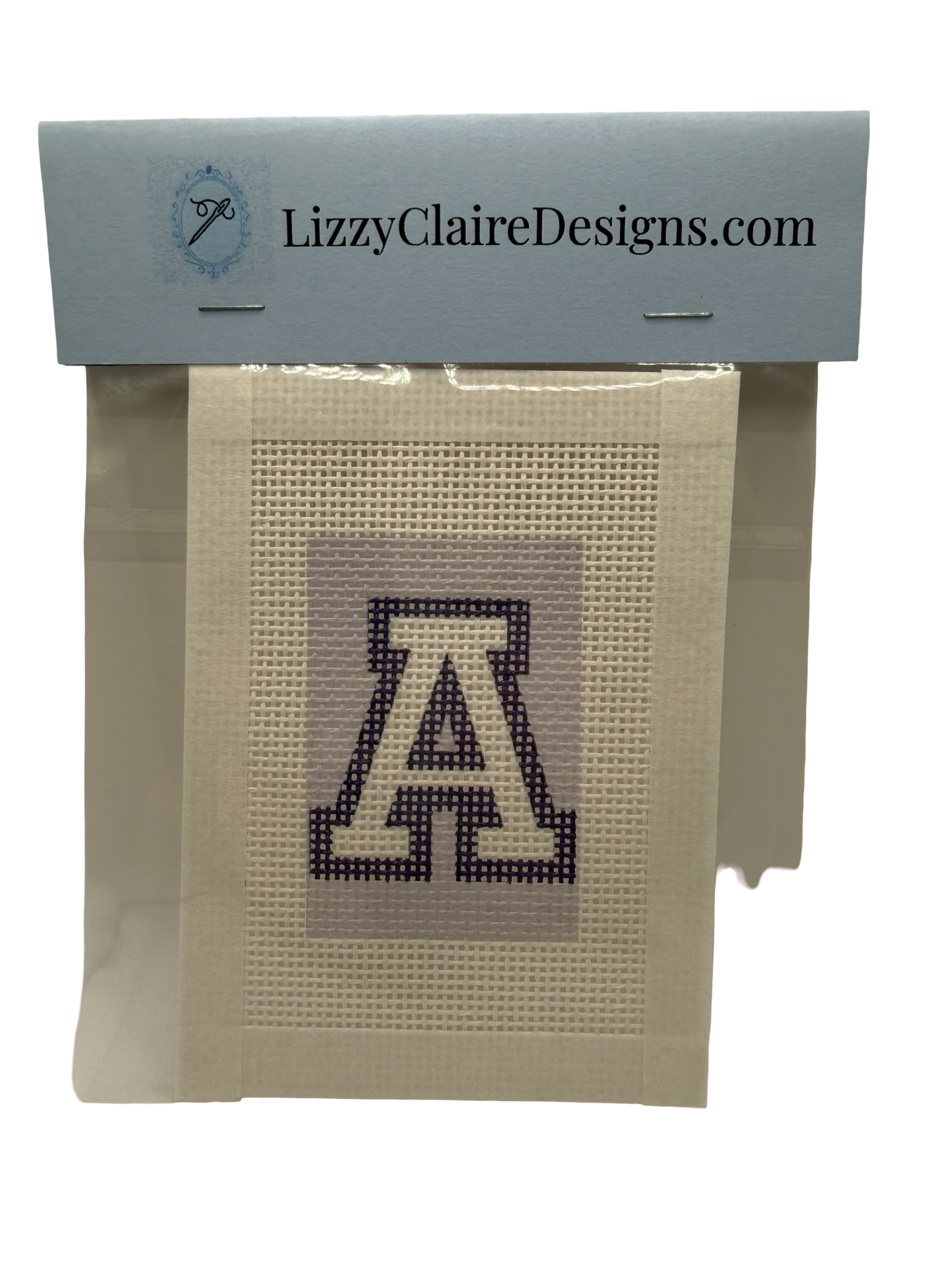 Custom Letter - 13 inch - 6 x 6 - Needlepoint Canvas