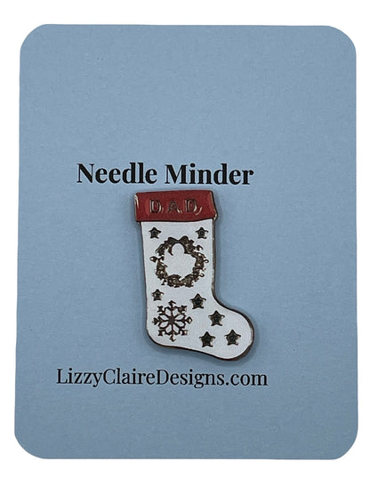 Dads Christmas Stocking Needle Minder - Magnet Type