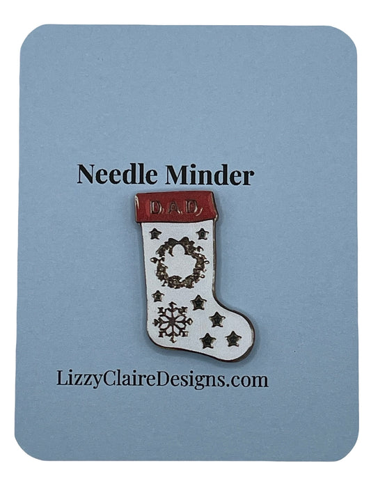 Dads Christmas Stocking Needle Minder - Magnet Type