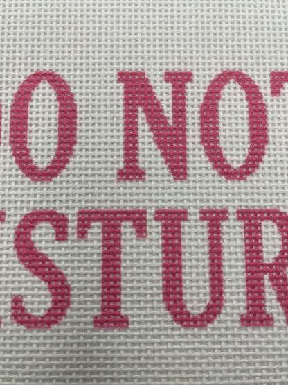 Do Not Distrub - 13 mesh - 9 x 7- Needlepoint Canvas