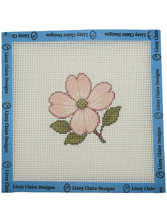 Dogwood Flower - 13 mesh - 7 x 7 - Needlepoint Canvas