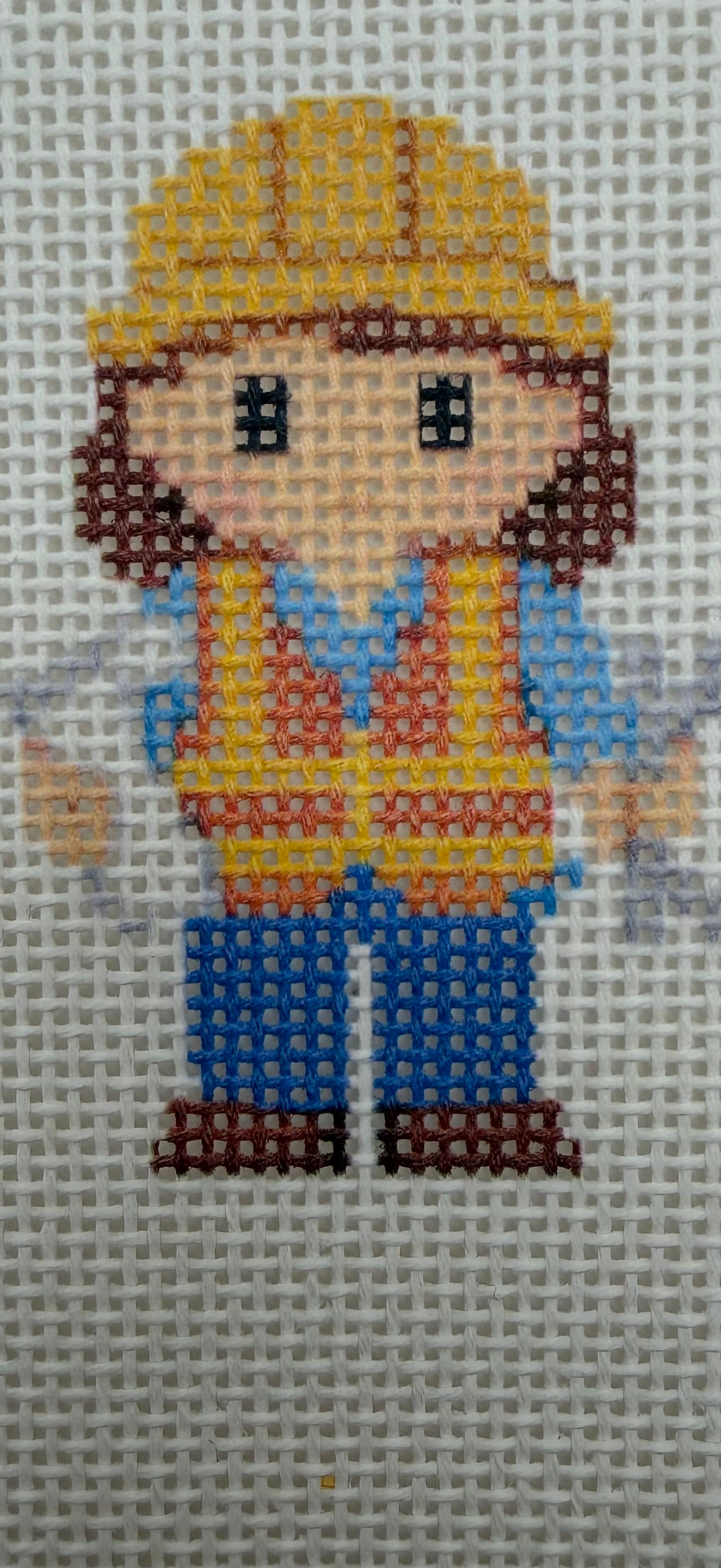 Engineer Lizzy Claire Needlepoint Canvas