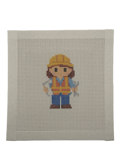 Engineer Lizzy Claire Needlepoint Canvas