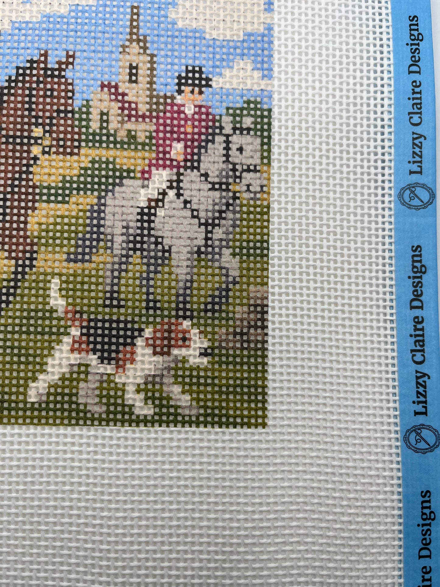 English Hunting - 13 mesh - 10 x 10 - Needlepoint Canvas