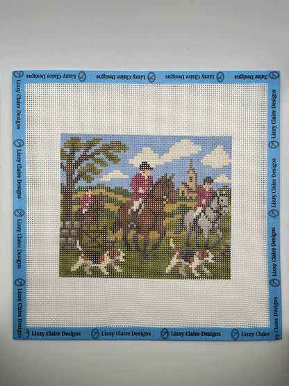 English Hunting - 13 mesh - 10 x 10 - Needlepoint Canvas