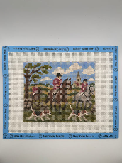 English Hunting - 13 mesh - 10 x 8 - Needlepoint Canvas
