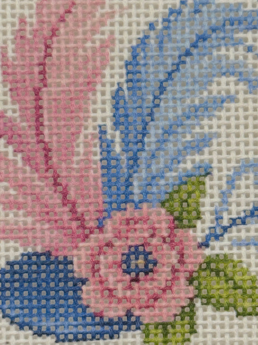 Fascinator - Feather Hat - 13 mesh - 4 inch Round - 6 x 6 - Needlepoint Canvas