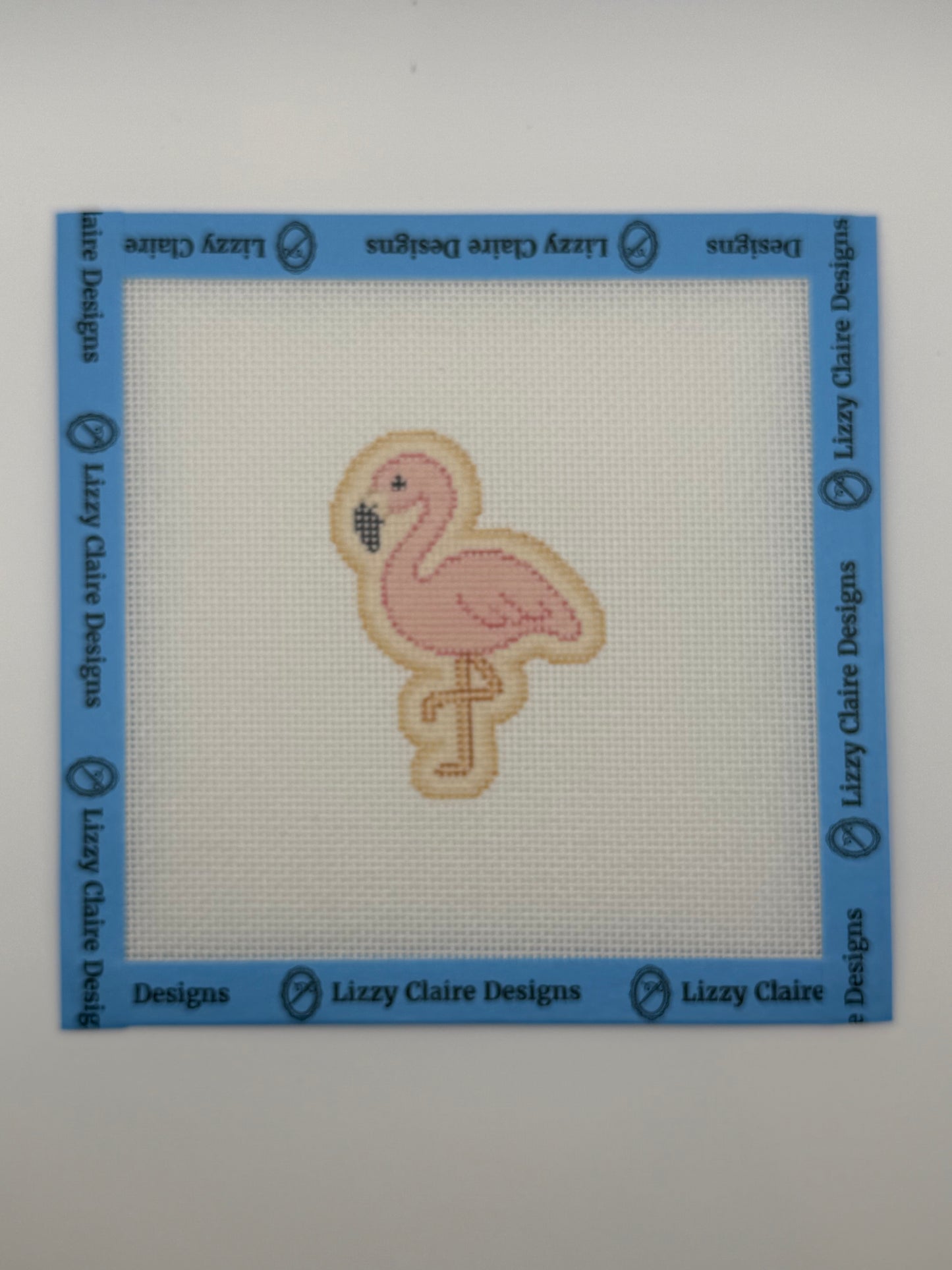 Flamingo - The Royal Icing Collection - 18 mesh - 6 x 6 - Needlepoint Canvas