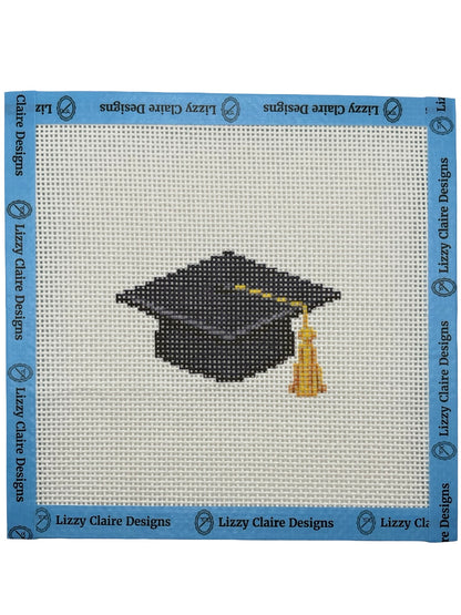Graduation Cap - 13 mesh - 7 x 7 - Needlepoint Canvas