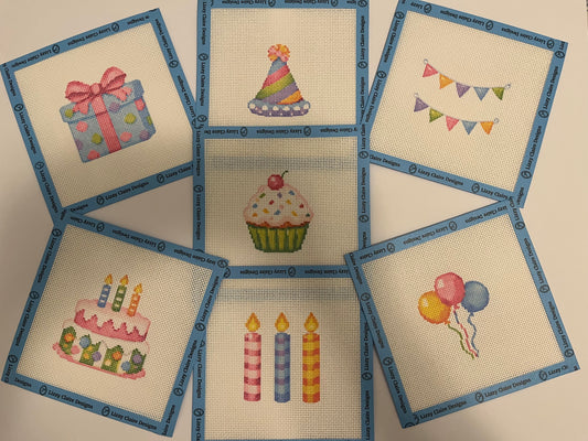 Happy Birthday Collection - 13 mesh - 7 Canvases