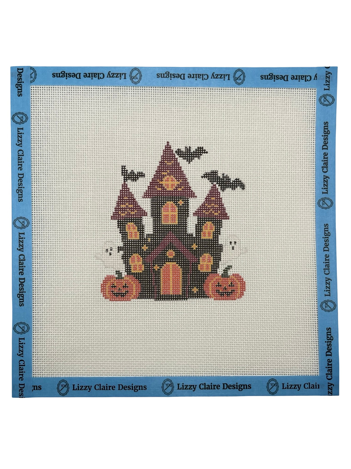 Haunted House - 18 mesh - 8 x 8 - Needlepoint Canvas