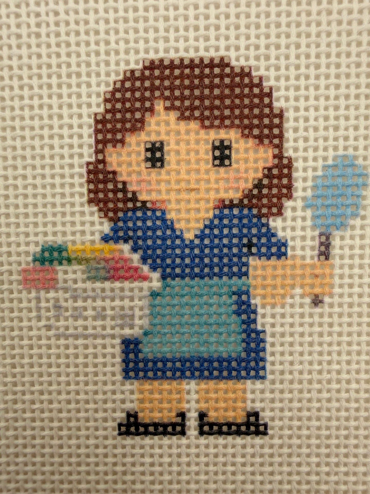 Homemaker Lizzy Claire - 13 mesh - 6 x 6 - Needlepoint Canvas