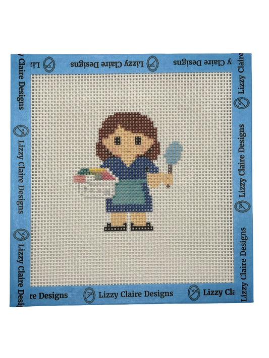 Homemaker Lizzy Claire - 13 mesh - 6 x 6 - Needlepoint Canvas