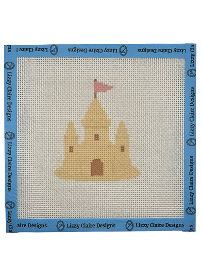 Sandcastle - 13 mesh - 7 x 7 - Needlepoint Canvas