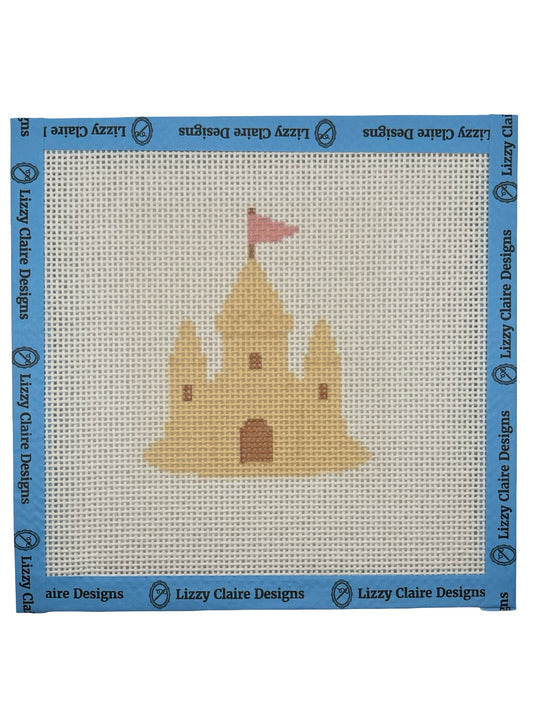 Sandcastle - 13 mesh - 7 x 7 - Needlepoint Canvas