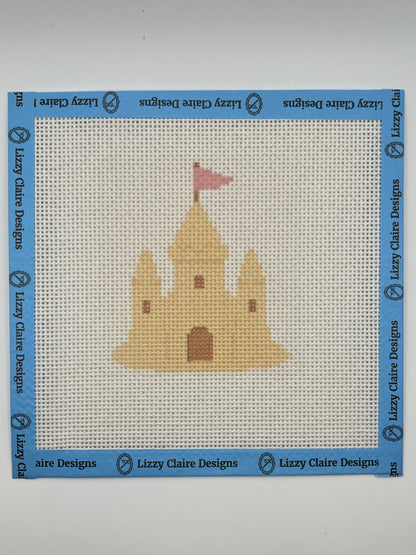 Sandcastle - 13 mesh - 7 x 7 - Needlepoint Canvas