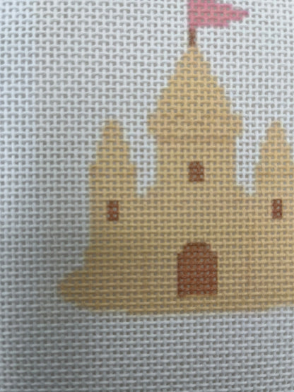 Sandcastle - 13 mesh - 7 x 7 - Needlepoint Canvas