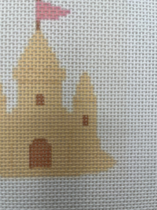 Sandcastle - 13 mesh - 7 x 7 - Needlepoint Canvas