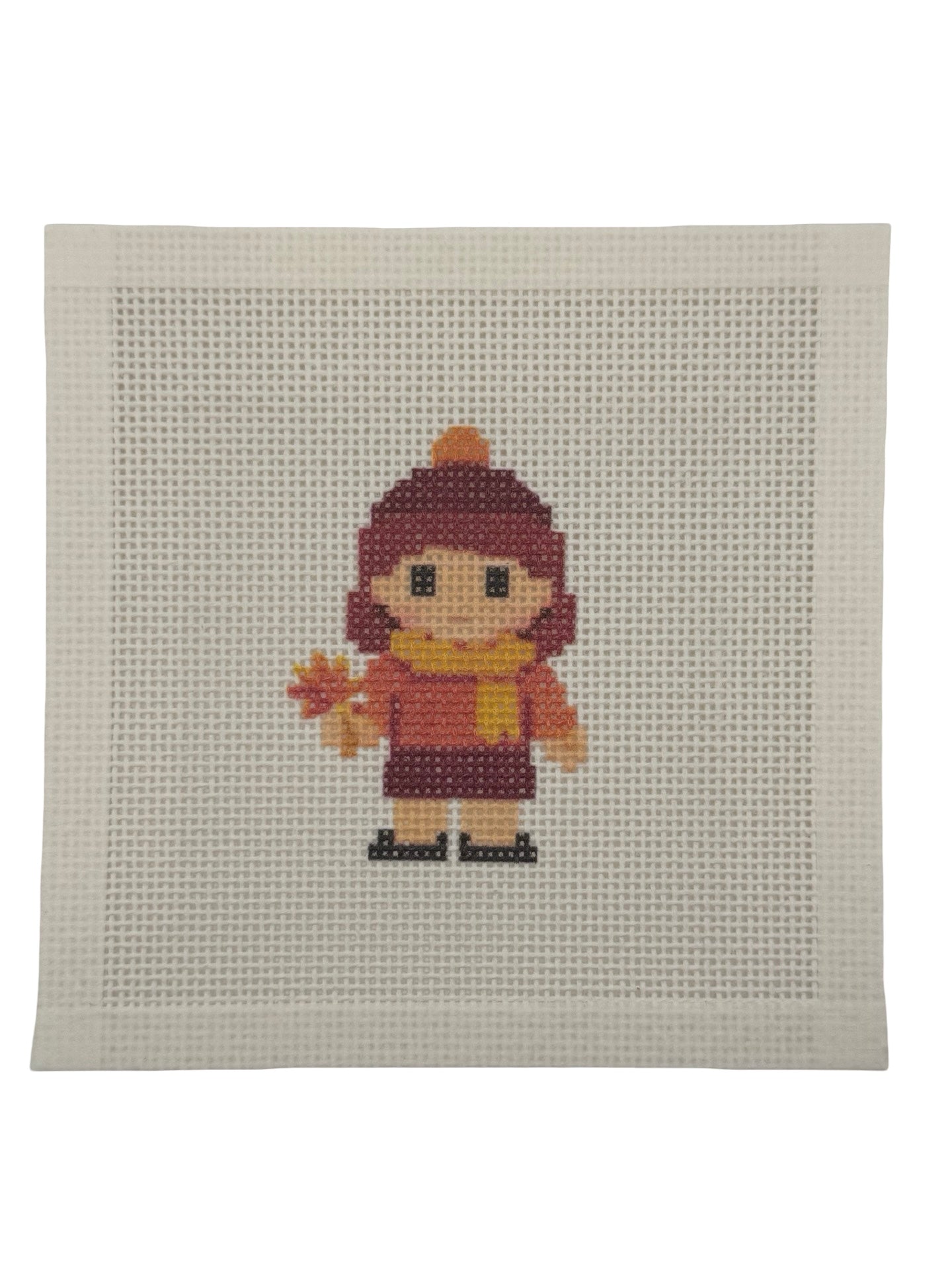 Fall Lizzy Claire - 13 mesh - 6 x 6 - Needlepoint Canvas