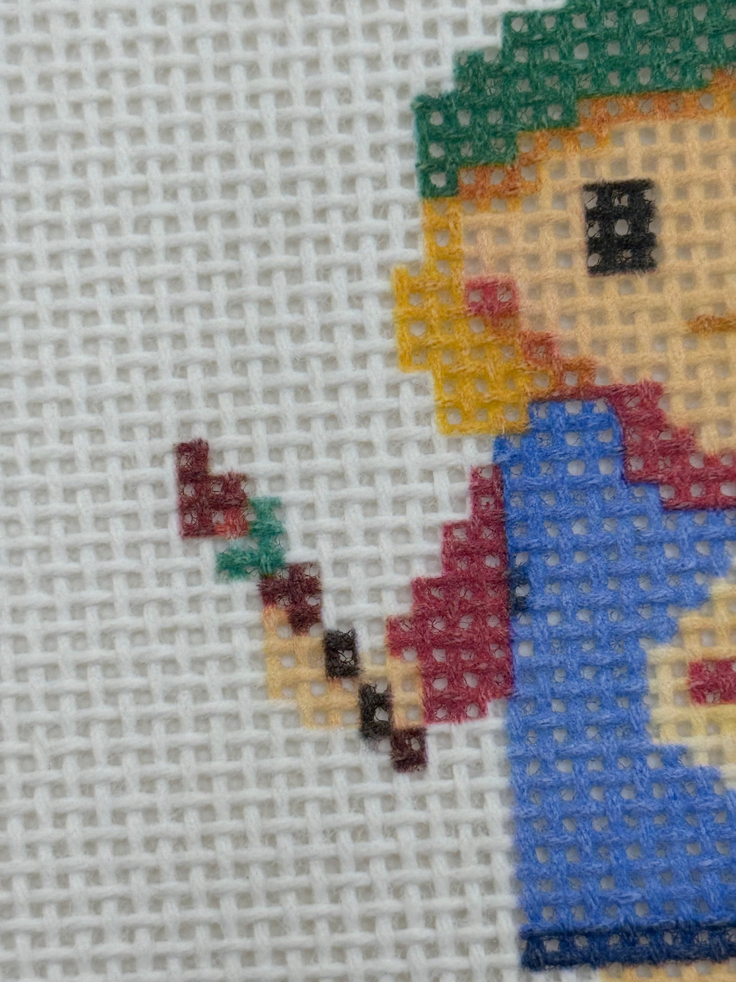 Artist Lizzy Claire - 13 mesh - 6 x 6 - Needlepoint Canvas