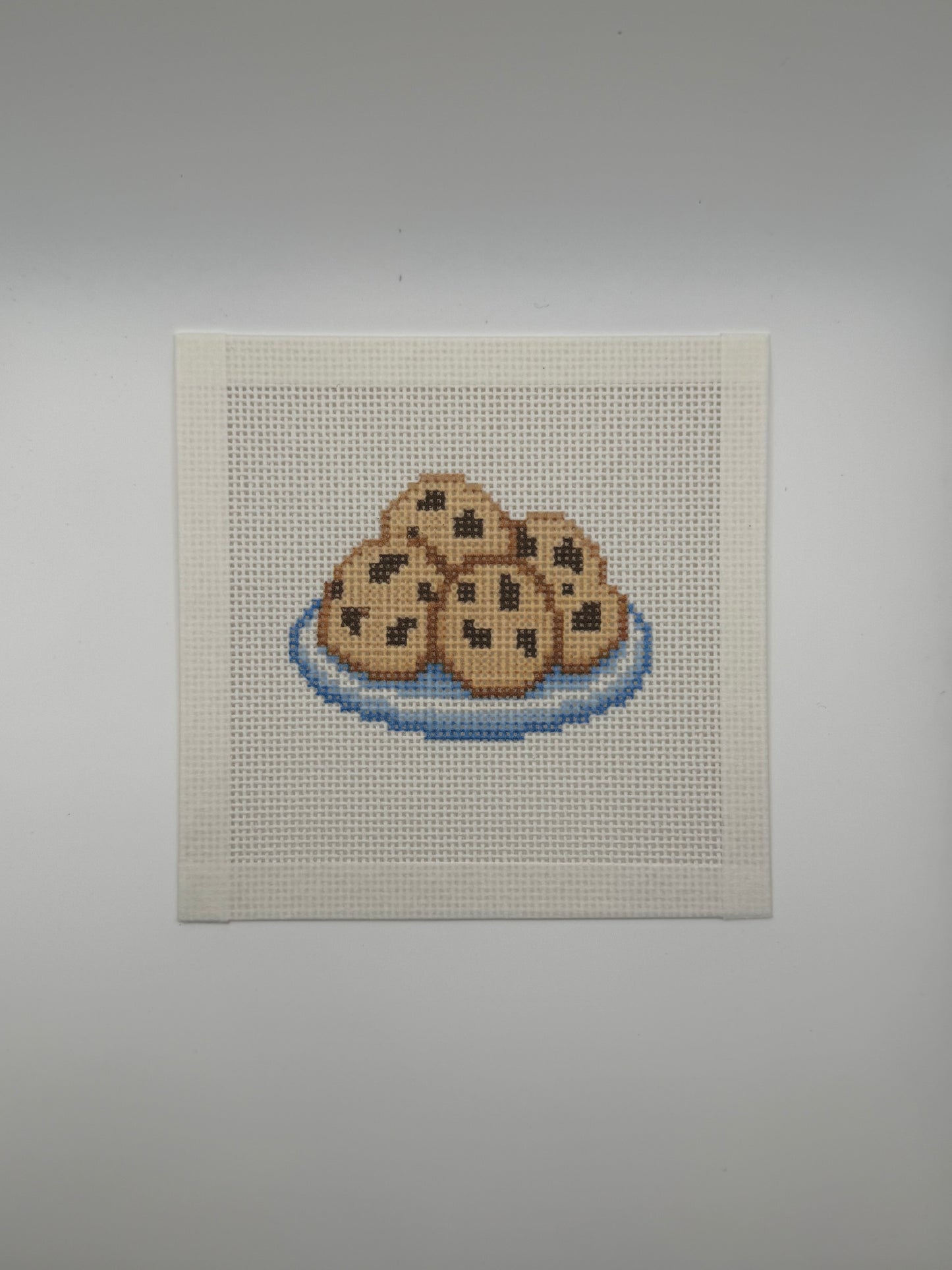 Chocolate Chip Cookies - 13 mesh - 6 x 6 - Needlepoint Canvas