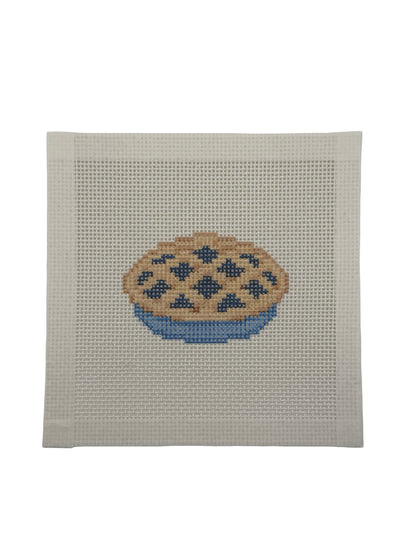 Blueberry Pie - 13 mesh - 6 x 6 - Needlepoint Canvas