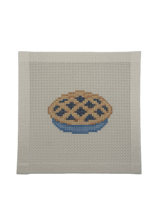 Blueberry Pie - 13 mesh - 6 x 6 - Needlepoint Canvas