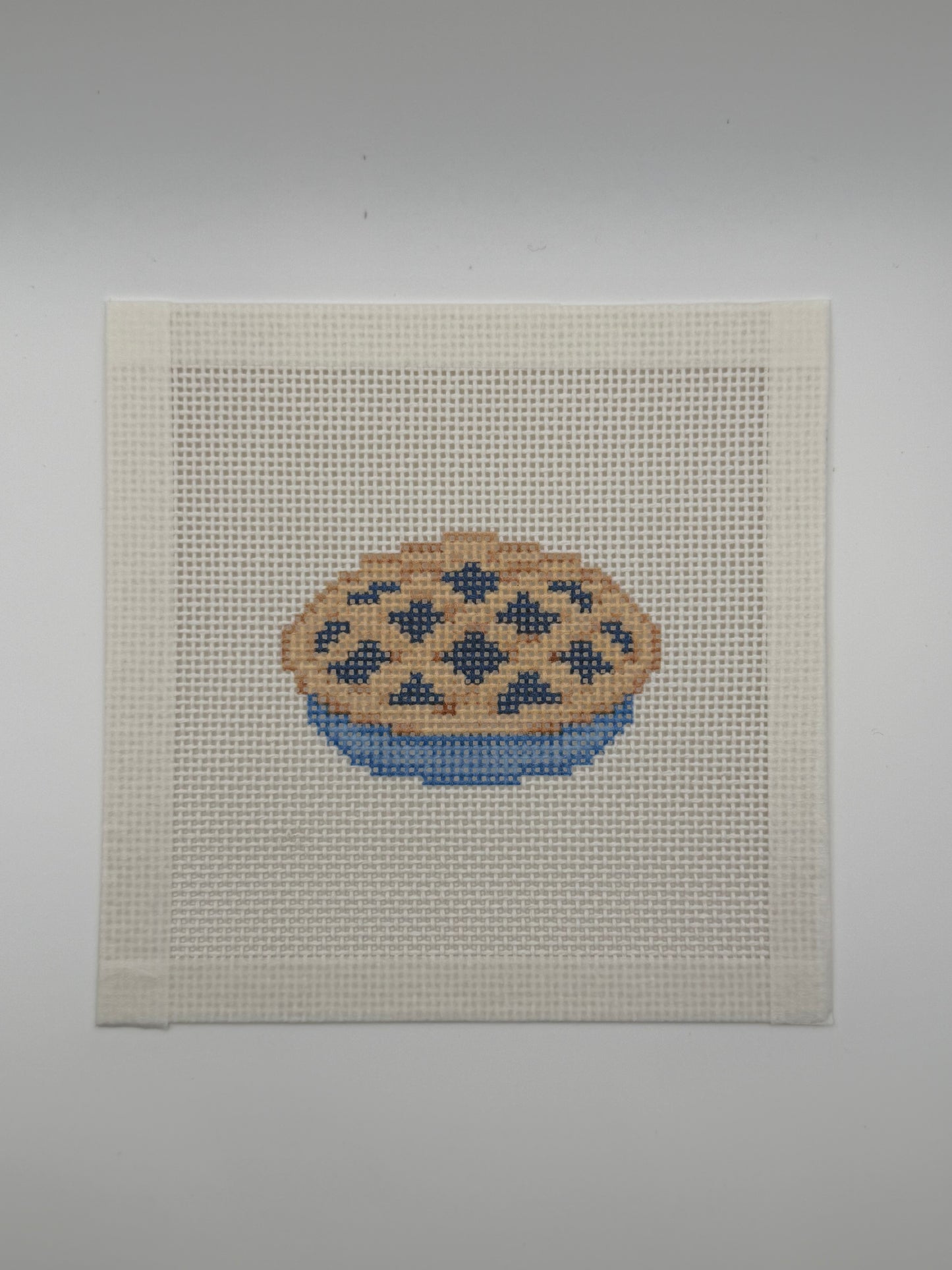 Blueberry Pie - 13 mesh - 6 x 6 - Needlepoint Canvas
