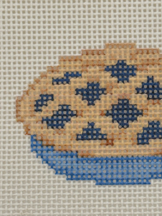 Blueberry Pie - 13 mesh - 6 x 6 - Needlepoint Canvas