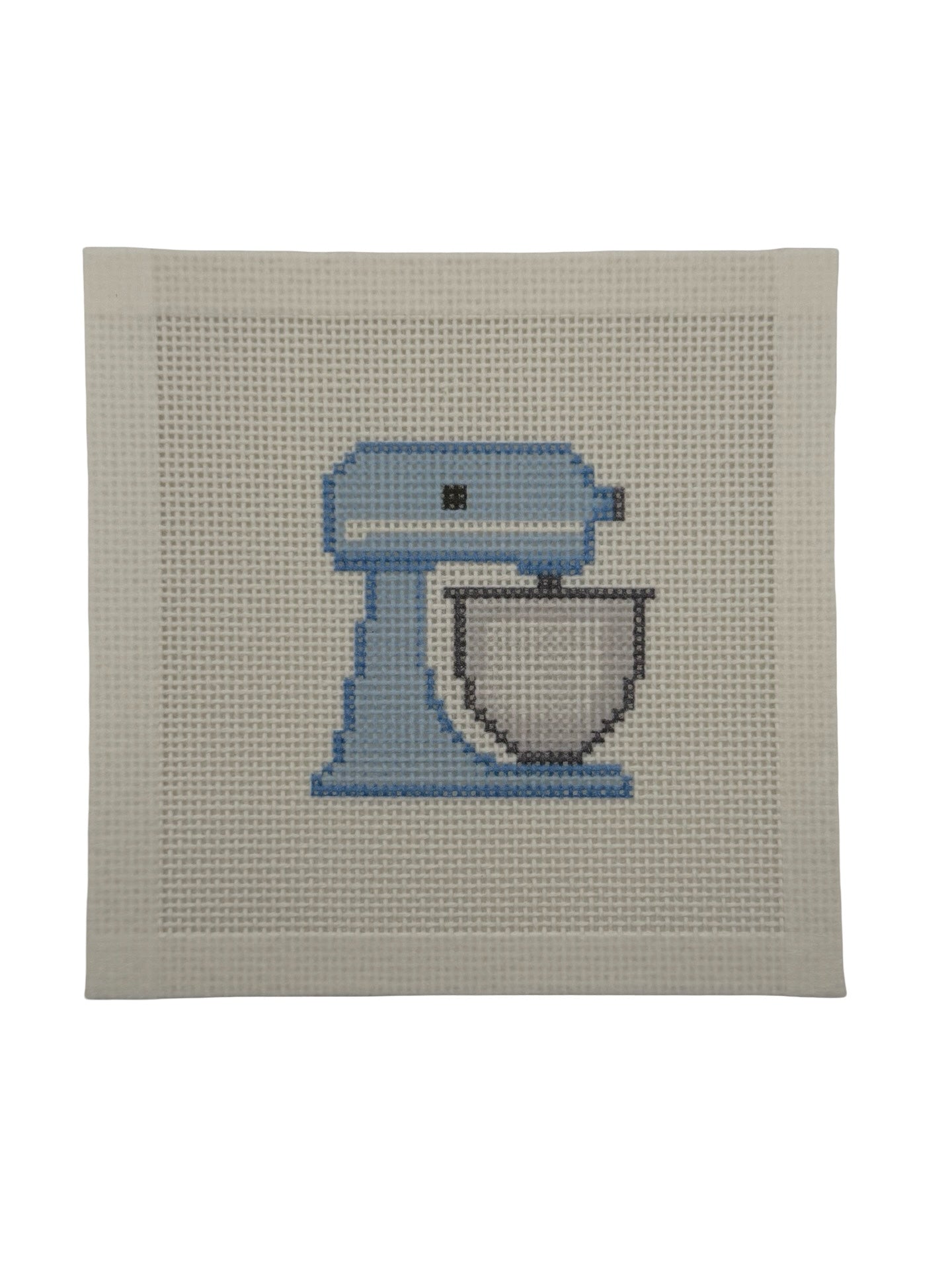 Blue Stand Mixer - 13 mesh - 6 x 6 - Needlepoint Canvas