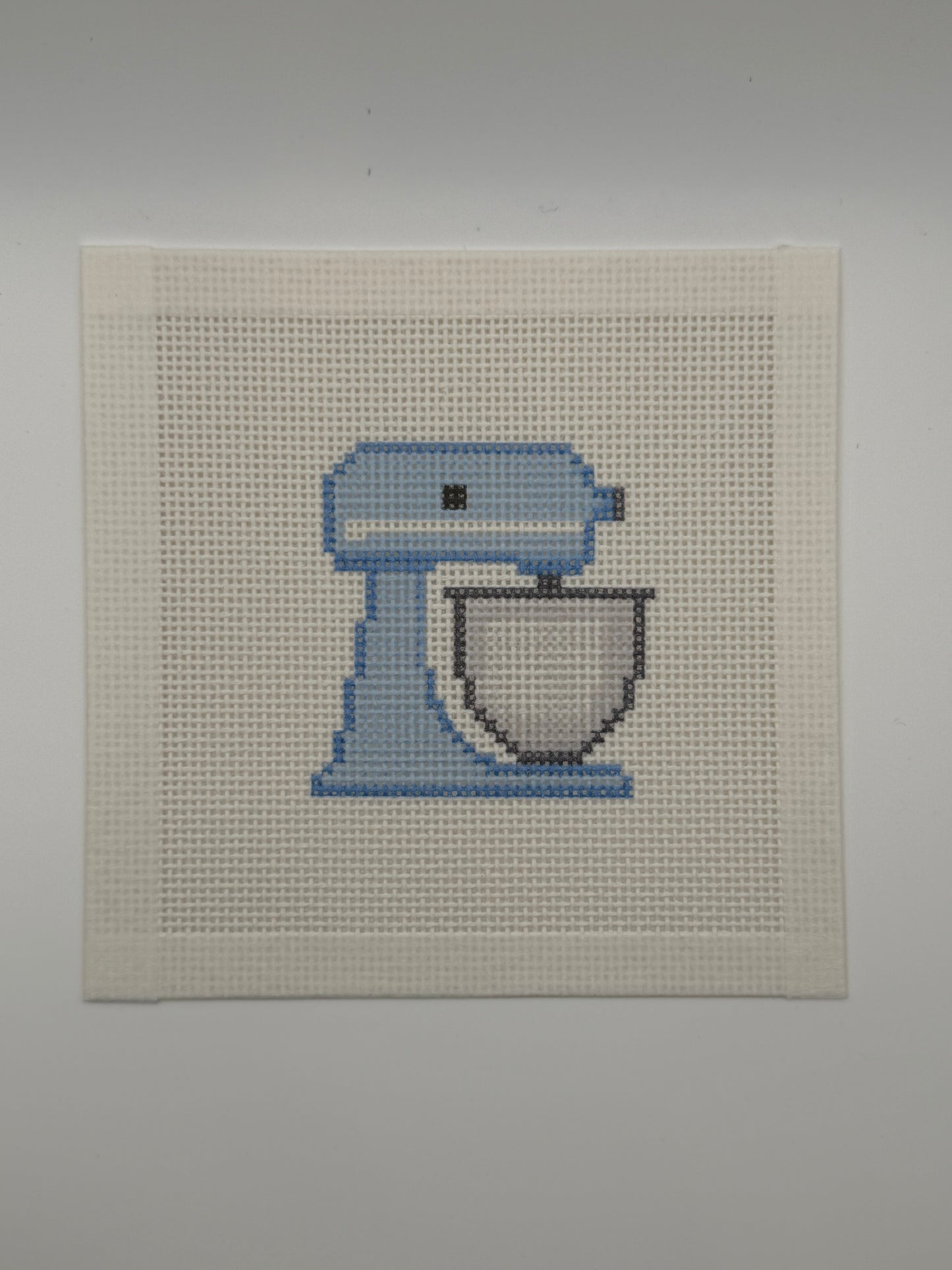 Blue Stand Mixer - 13 mesh - 6 x 6 - Needlepoint Canvas
