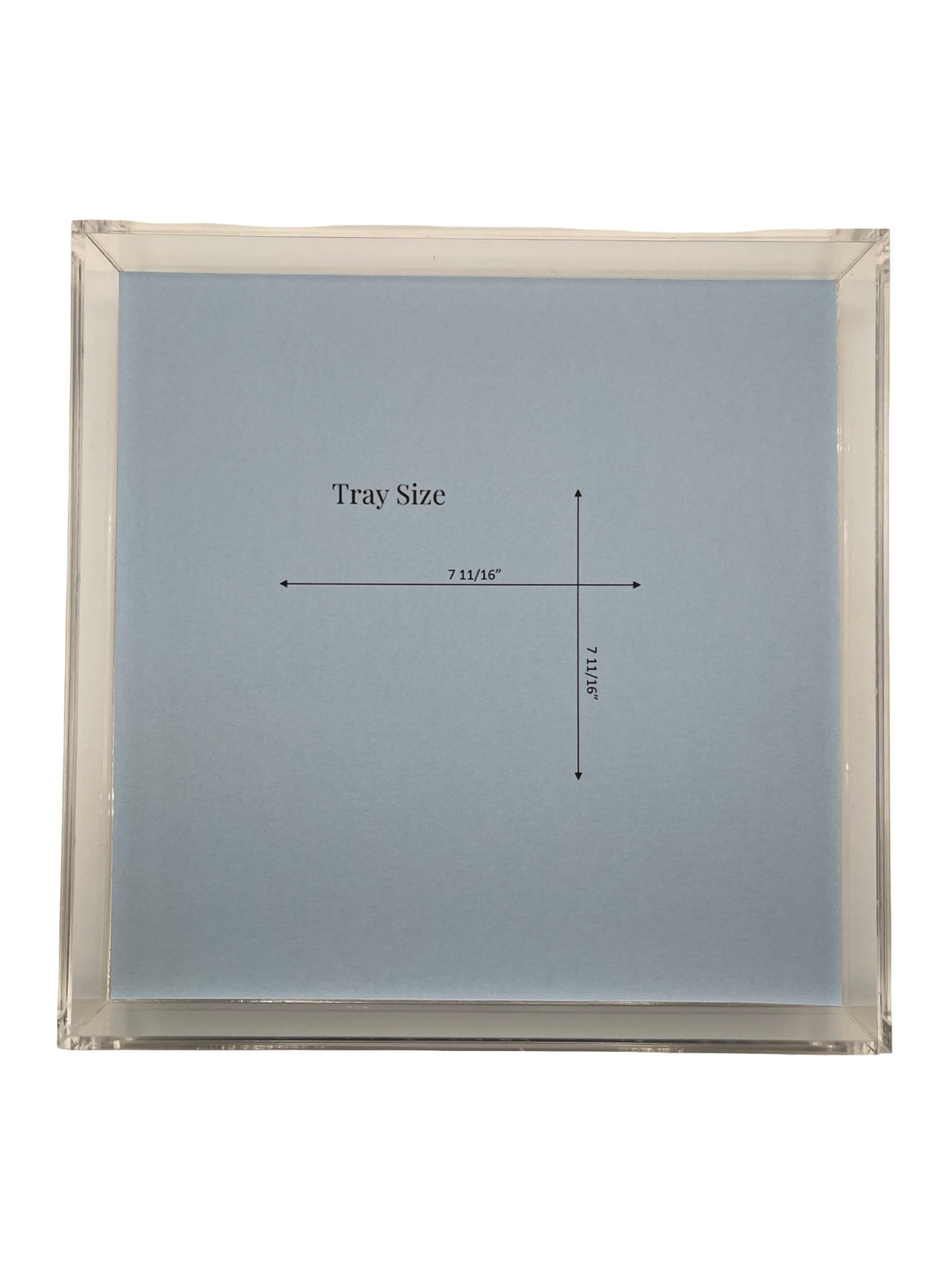 8x8 inch Acrylic Needlepoint Finishing Tray