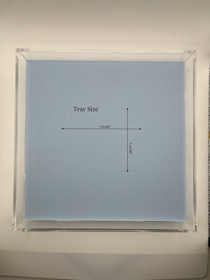 8x8 inch Acrylic Needlepoint Finishing Tray