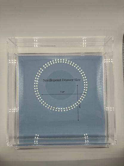 8x8 inch Acrylic Needlepoint Finishing Tray