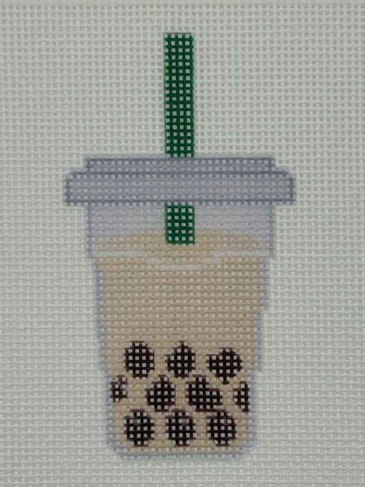 Iced Coffee - 18 mesh - 6 x 6 - Needlepoint Canvas