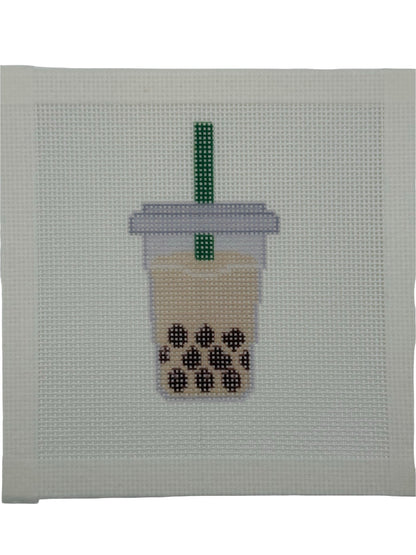 Iced Coffee - 18 mesh - 6 x 6 - Needlepoint Canvas