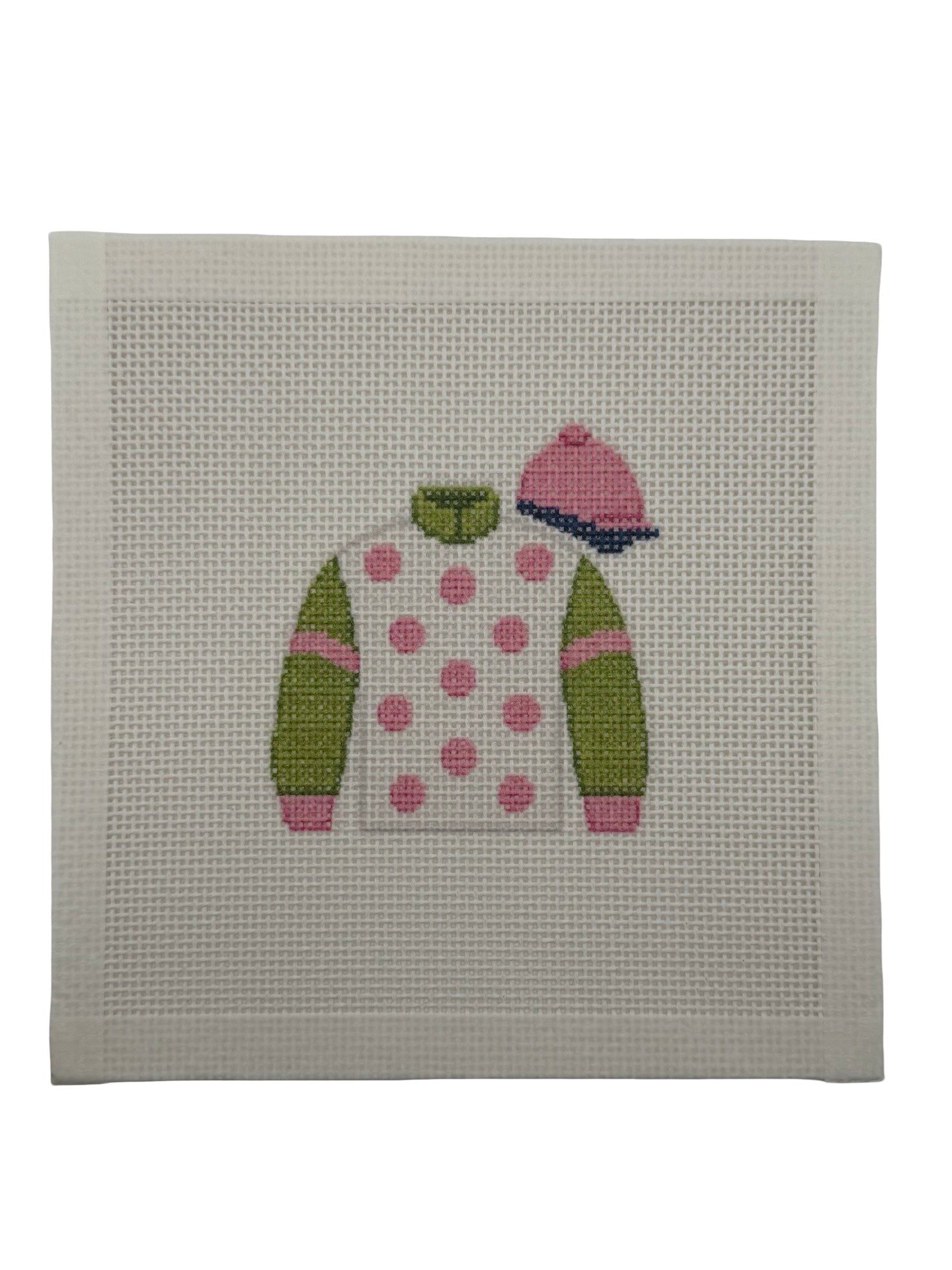 Jockey Silks Racing Jersey - 13 mesh - 6 x 6 - Needlepoint Canvas