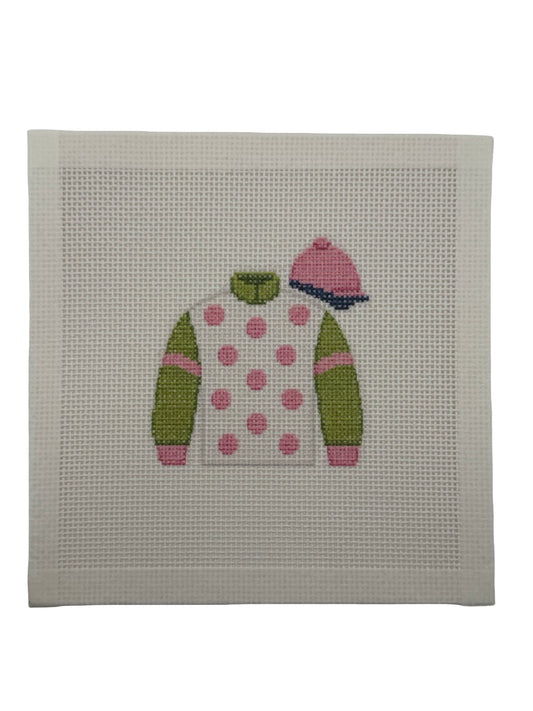 Jockey Silks Racing Jersey - 13 mesh - 6 x 6 - Needlepoint Canvas