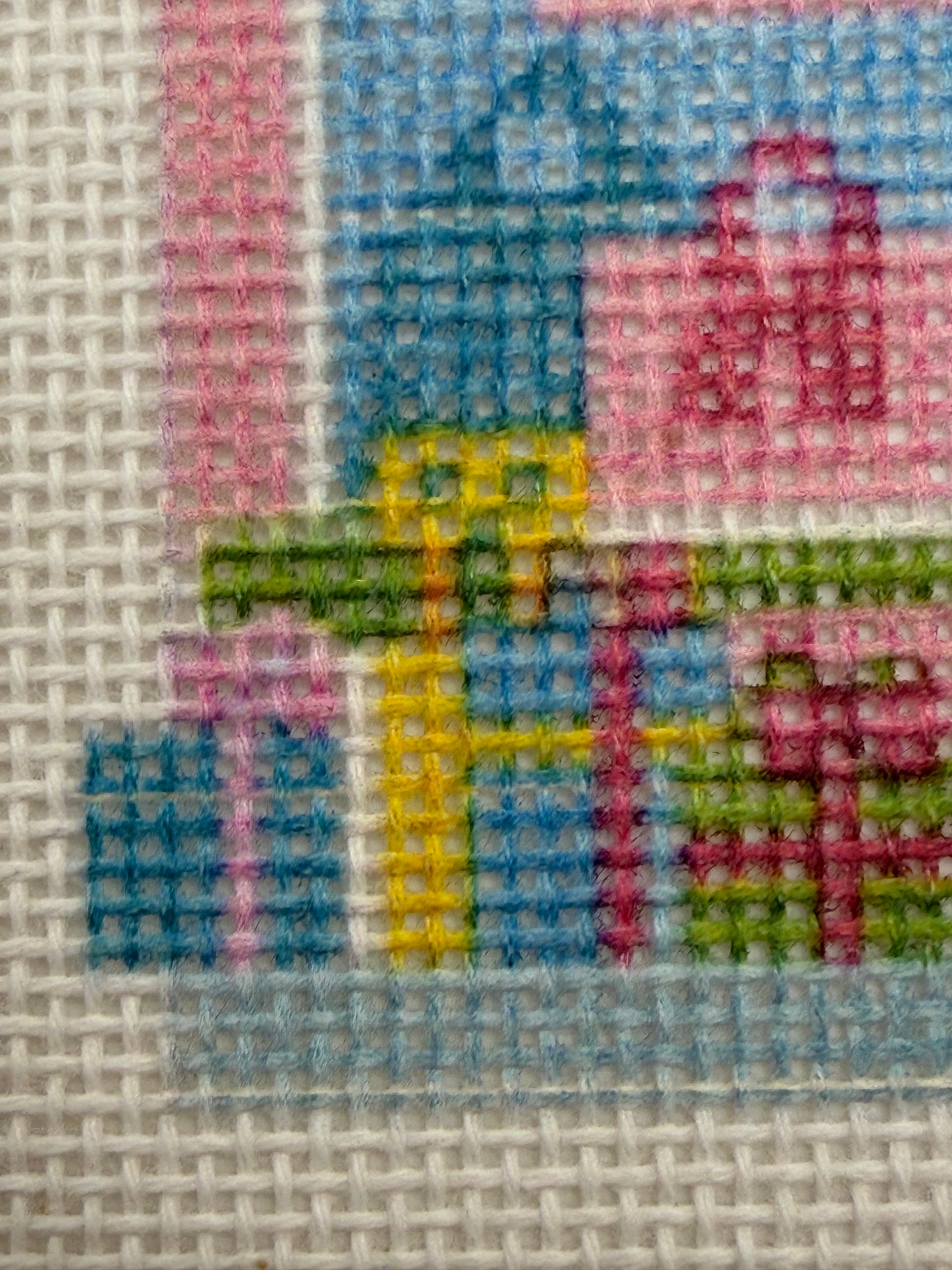 Lizzy Claire's Happy Neighborhood Gift Shop  - 18 mesh - 8 x 8 - Needlepoint Canvas