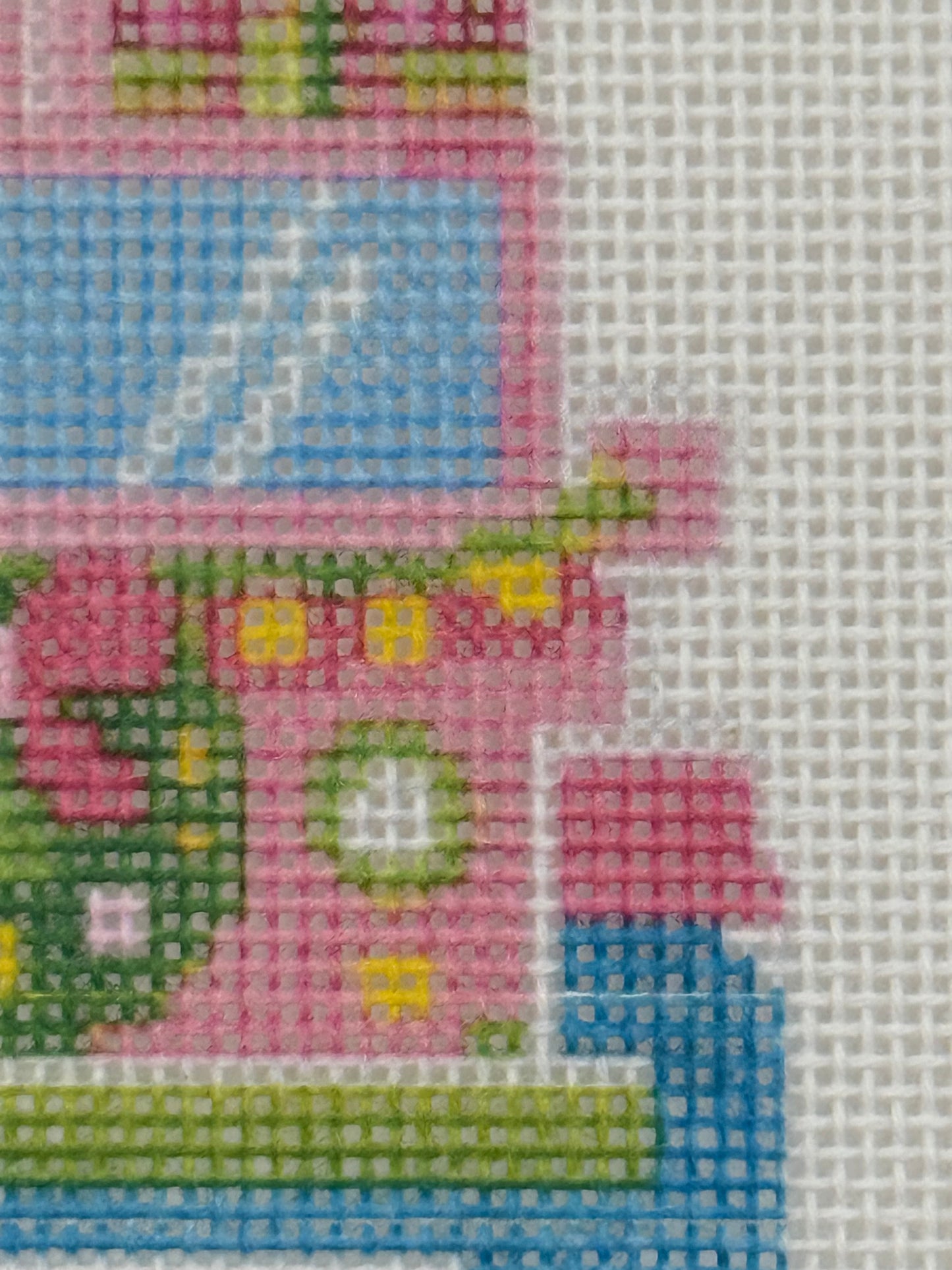 Lizzy Claire's Happy Neighborhood SUV - 18 mesh - 6 x 6 - Needlepoint Canvas