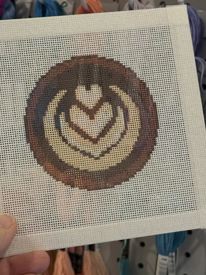 Latte - 18 mesh - 6 x 6 - Needlepoint Canvas