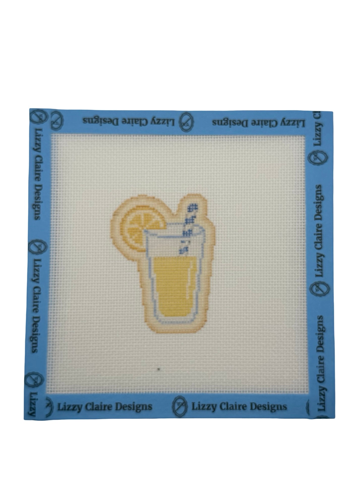 Lemonade - The Royal Icing Collection - 18 mesh - 6 x 6 - Needlepoint Canvas