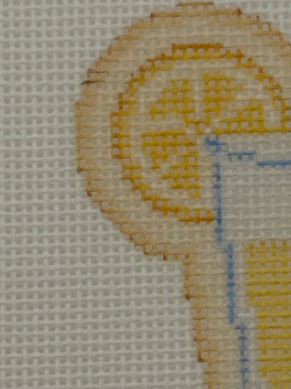 Lemonade - The Royal Icing Collection - 18 mesh - 6 x 6 - Needlepoint Canvas