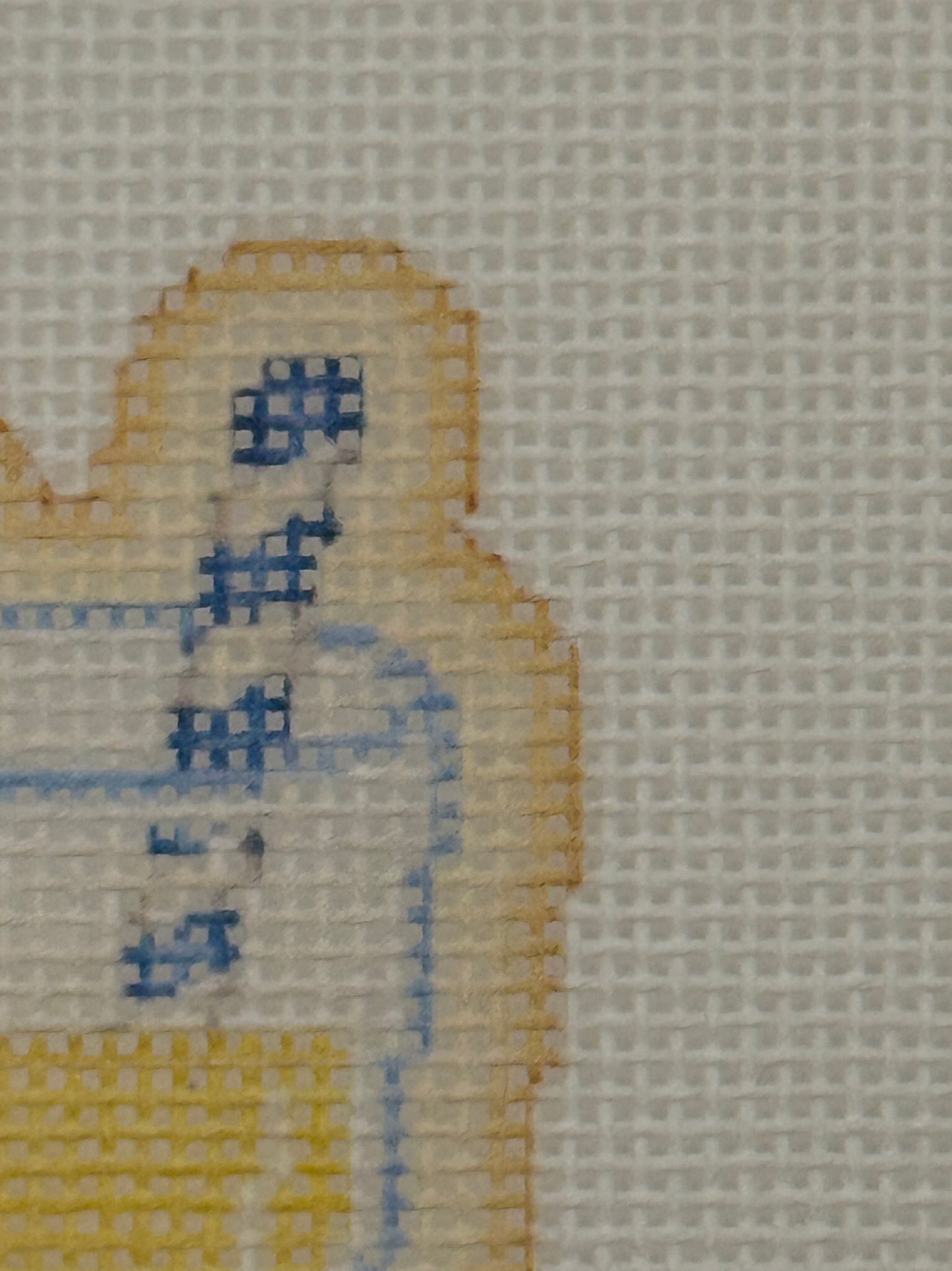 Lemonade - The Royal Icing Collection - 18 mesh - 6 x 6 - Needlepoint Canvas