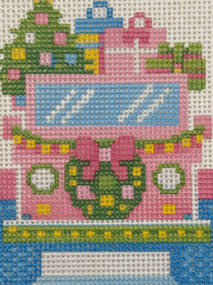Lizzy Claire's Happy Neighborhood SUV - 13 mesh - 7 x 7 - Needlepoint Canvas