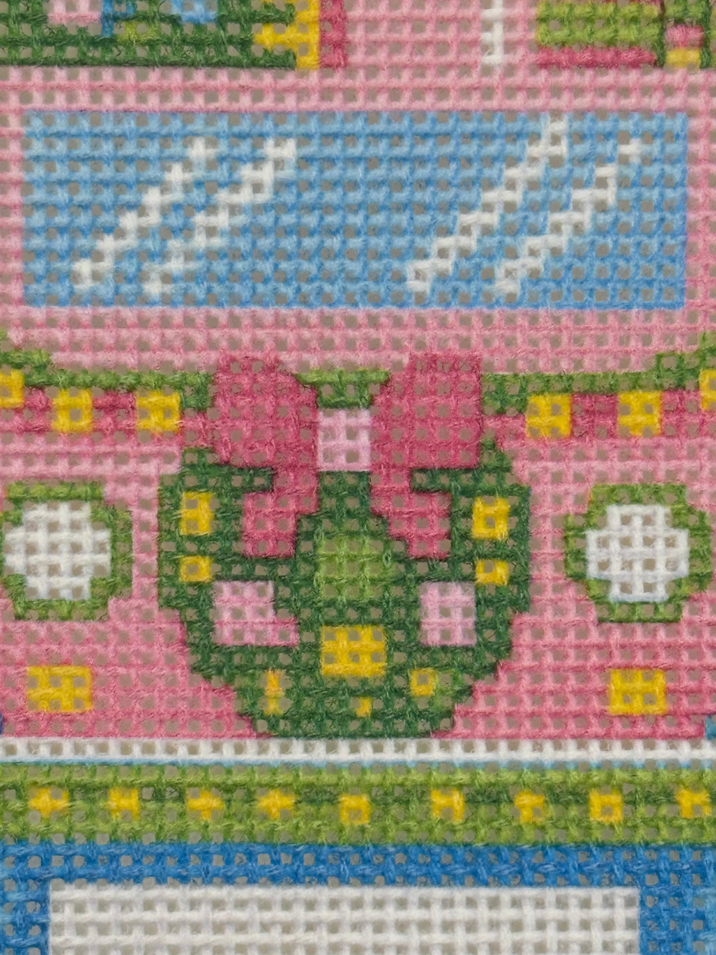 Lizzy Claire's Happy Neighborhood SUV - 13 mesh - 7 x 7 - Needlepoint Canvas