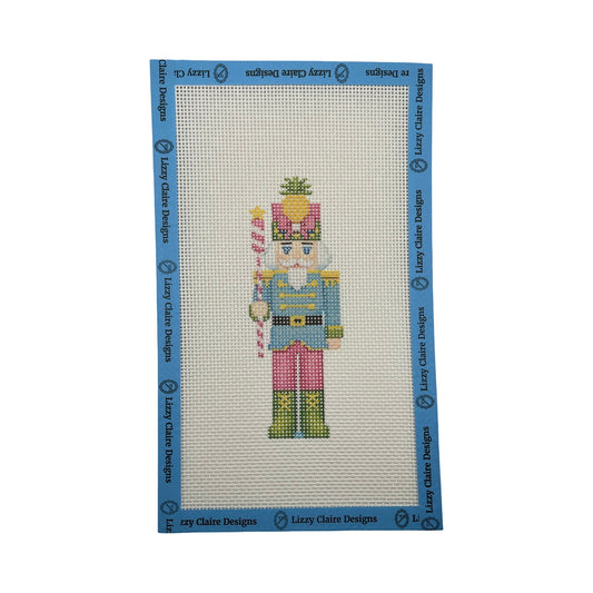 Lizzy Claire's Happy Neighborhood Nutcracker - 13 mesh - 6 x 10 - Needlepoint Canvas