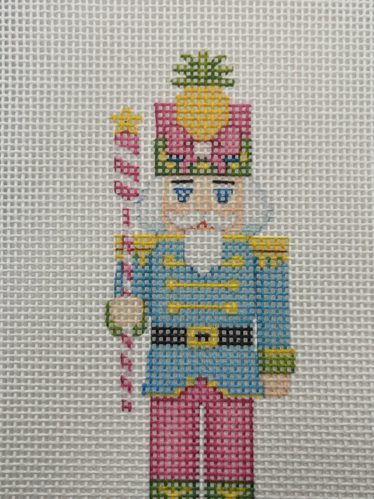 Lizzy Claire's Happy Neighborhood Nutcracker - 13 mesh - 6 x 10 - Needlepoint Canvas